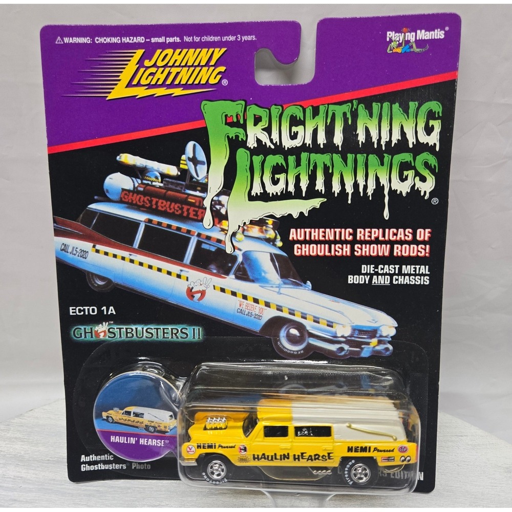 Johnny Lightning Frightning Lightnings Ghostbusters Ecto 1A‎ Haulin Hearse